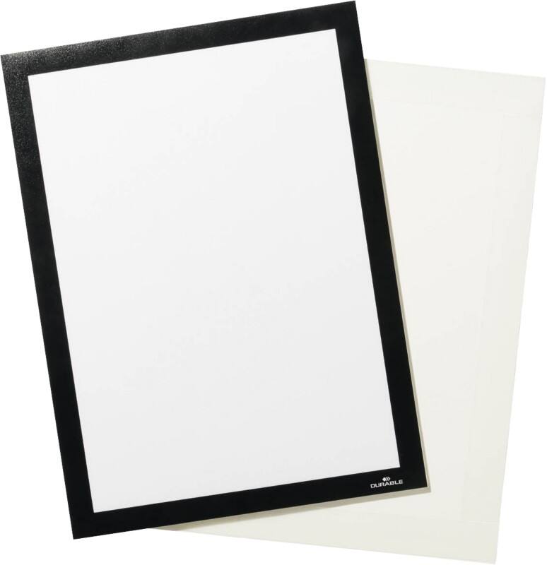 Cadre d'affichage DURABLE DURAFRAME Grip A4 Noir Plastique 496801 23,4 (L) x 37,5 (P) x 32,6 (H) cm