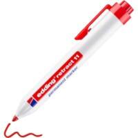 Marqueur permanent Retract 11 Pointe moyenne ogive Rouge 1,5 - 3 mm