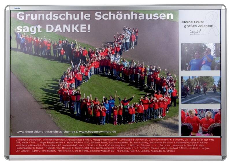 Cadre d'affichage Franken A0 Argenté Aluminium BS0803 84,1 (L) x 118,9 (H) cm BS0803