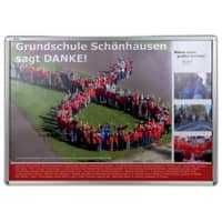 Cadre d'affichage Franken A0 Argenté Aluminium BS0803 84,1 (L) x 118,9 (H) cm BS0803