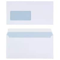 Enveloppes Office Depot Avec fenêtre C6/5 229 (l) x 114 (h) mm Bande adhésive Blanc 100 g/m² 500 Unités