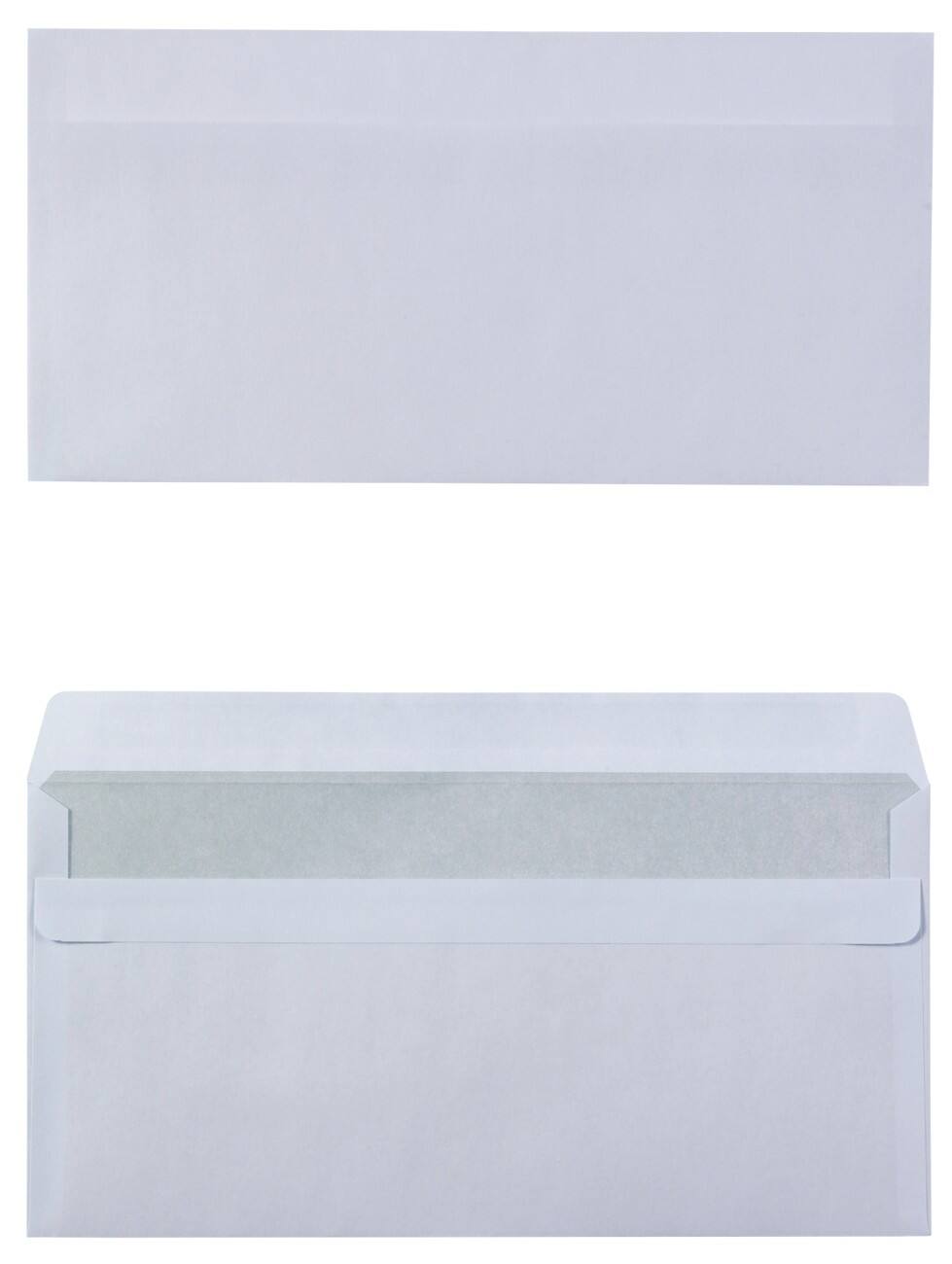 Enveloppes Office Depot DL 80 g/m² Blanc Sans Fenêtre Autocollante 25 Unités