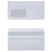 Enveloppes Office Depot Avec fenêtre DL 220 (l) x 110 (h) mm Autocollante Blanc 80 g/m² 25 Unités