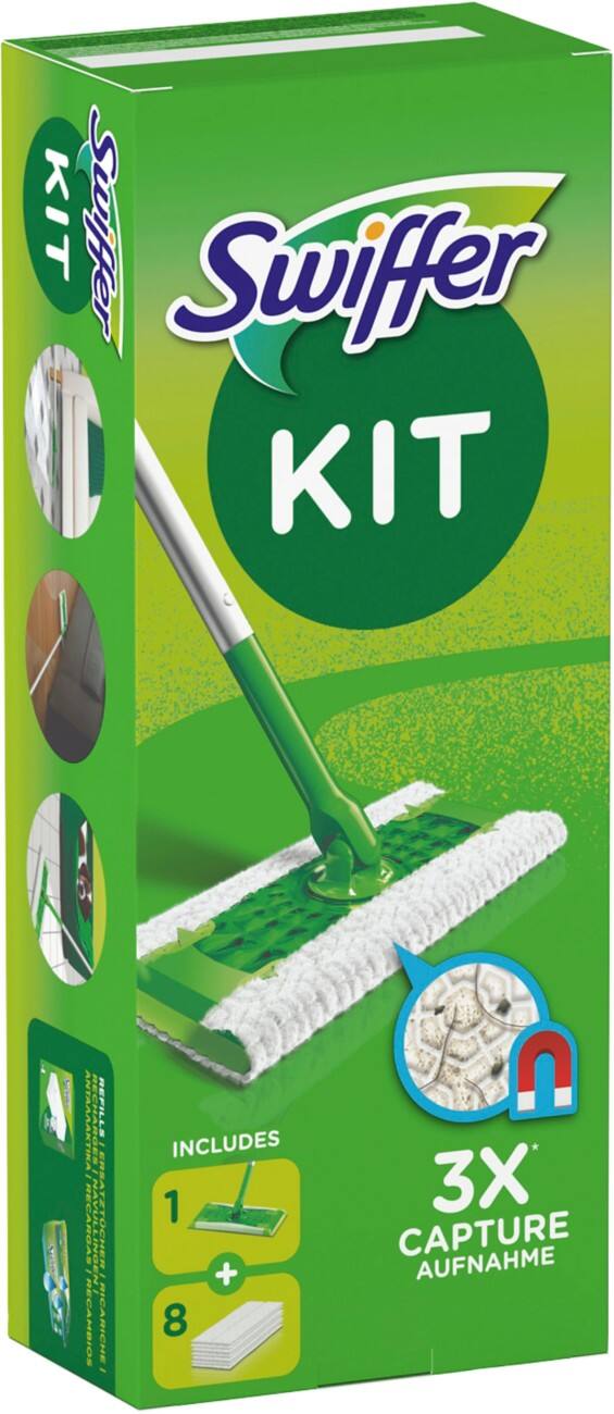 Kit de nettoyage Swiffer 24 x 20,7 cm Vert