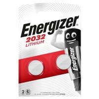 Piles bouton Energizer CR2032 3V Lithium 2 Unités