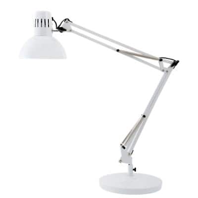 Lampe de bureau Alba Architect Autoportant Fluorescent, LED Blanc Principale 259.1 x 257.1 x 890 mm