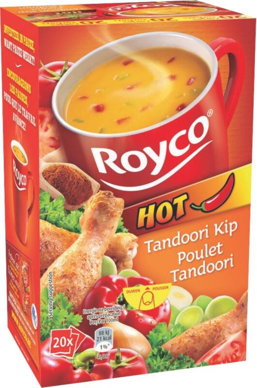 Soupe instantanée Royco Poulet Tandoori 20 Unités de 30 g