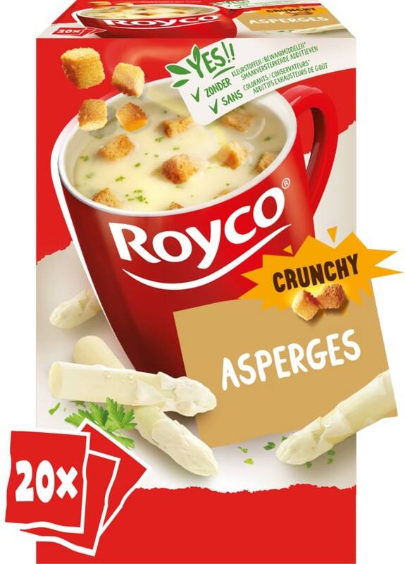 Soupes instantanées Royco Asperges aux croûtons 20 Unités de 30 g