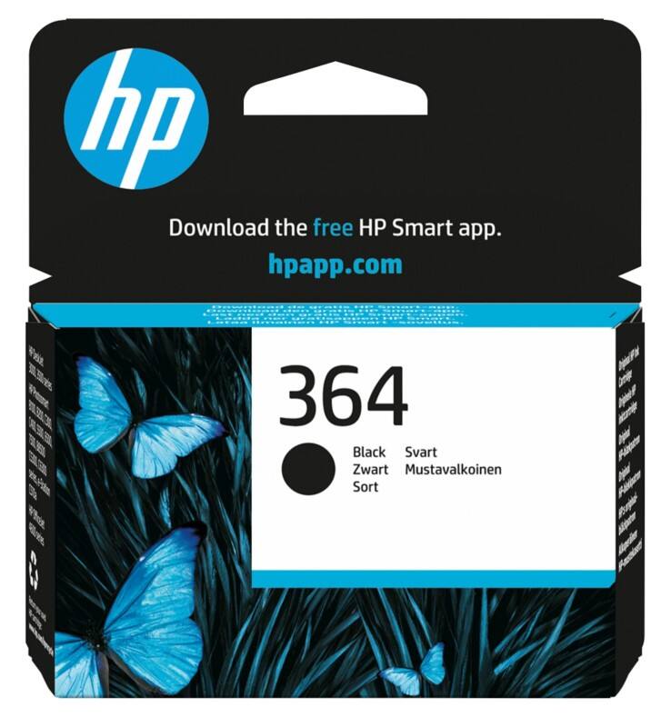 Cartouche jet d'encre HP 364 D'origine CB316EE Noir