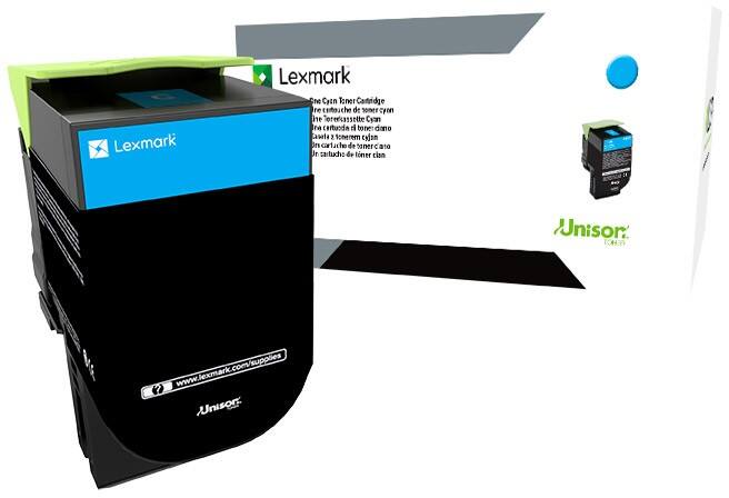 Toner Lexmark D'origine 80C2HC0 Cyan
