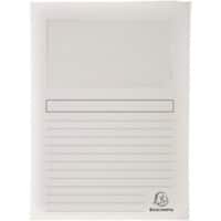Exacompta Forever Pochettes coin A4 Blanc Manille Recyclé 100% 130 g/m² 100 Unités