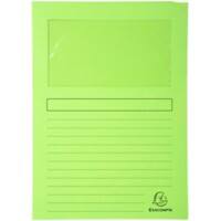Exacompta Forever Farde A4 Vert clair Manille Recyclé 100% 130 g/m² 100 Unités