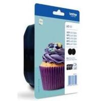 Cartouche jet d'encre Brother LC123BK D'origine Noir Duopack 2 Unités