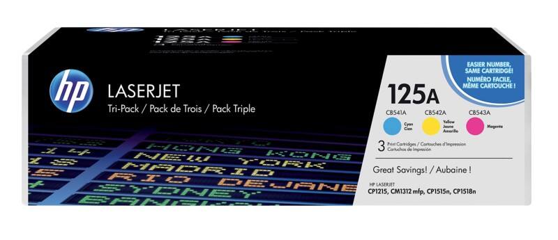 Toner HP D'origine 125A 3 Couleurs CF373AM 3 Unités
