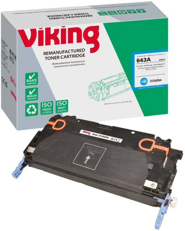 Toner Viking 643A compatible HP C5951A Cyan