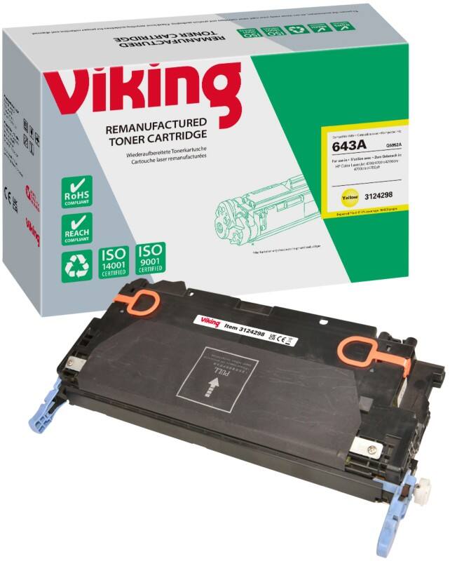 Toner Viking 643A compatible HP Q5952A Jaune