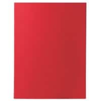 Exacompta Forever Farde à bord décalé A4 Rouge Manille Recyclé 100% 170 g/m² 100 Unités