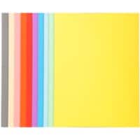 Exacompta Forever Farde à bord décalé A4 Assortiment Manille Recyclé 100% 170 g/m² 100 Unités