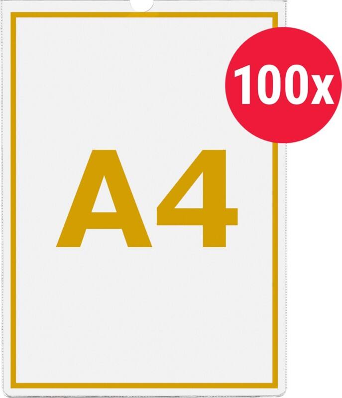 Étui à documents Esselte A4 Transparent PP (Polypropylène) 21,5 x 30,3 x 30 cm 100 unités