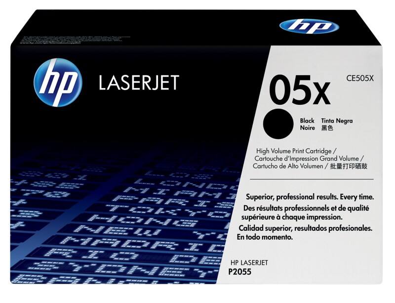 Toner HP 05X D'origine CE505X Noir