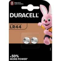 Piles bouton Duracell LR44 4LR44 1,5V Alcaline 2 Unités