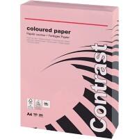 Papier couleur Office Depot A4 Rose pastel 160 g/m² Lisse 250 Feuilles