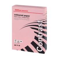 Papier couleur Office Depot A3 Rose pastel 80 g/m² Lisse 500 Feuilles