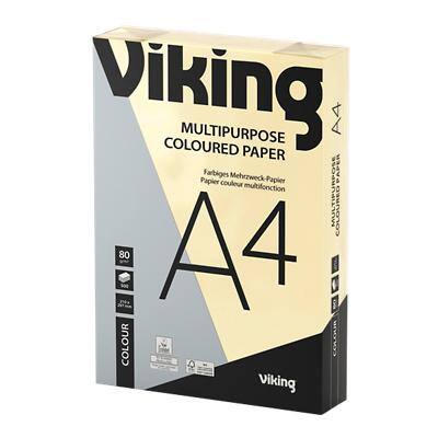 Papier couleur A4 Viking Crème 80 g/m² Lisse 500 Feuilles
