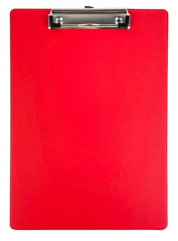 Porte-bloc Viking A4 Carton, Plastique Rouge Portrait