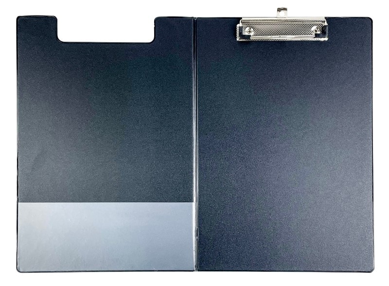 Porte-bloc à rabat Viking A4 Plastique Noir Portrait