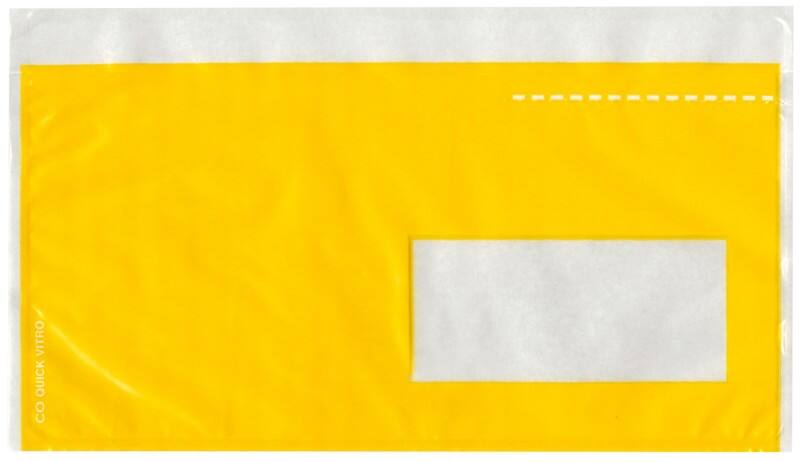 Enveloppes d’expédition Elco Quick Vitro C6/5 24,5 (l) x 12 (H) cm Bande adhésive Avec Fenêtre 250 Unités