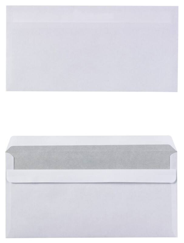 Enveloppes Viking Sans fenêtre DL 220 (l) x 110 (h) mm Autocollante Blanc 75 g/m² 1 000 Unités