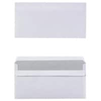 Enveloppes Viking Sans fenêtre DL 220 (l) x 110 (h) mm Autocollante Blanc 75 g/m² 1 000 Unités