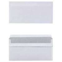 Enveloppes Niceday Sans fenêtre DL 220 (l) x 110 (h) mm Autocollante Blanc 75 g/m² 1 000 Unités