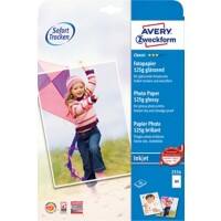 Papier photo AVERY Zweckform 2554 125 g/m2 Blanc brillant 20 feuilles