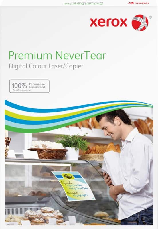Tissu synthétique Xerox Premium NeverTear Polyester Film A4 Mat Blanc 95 g/m² 100 Feuilles