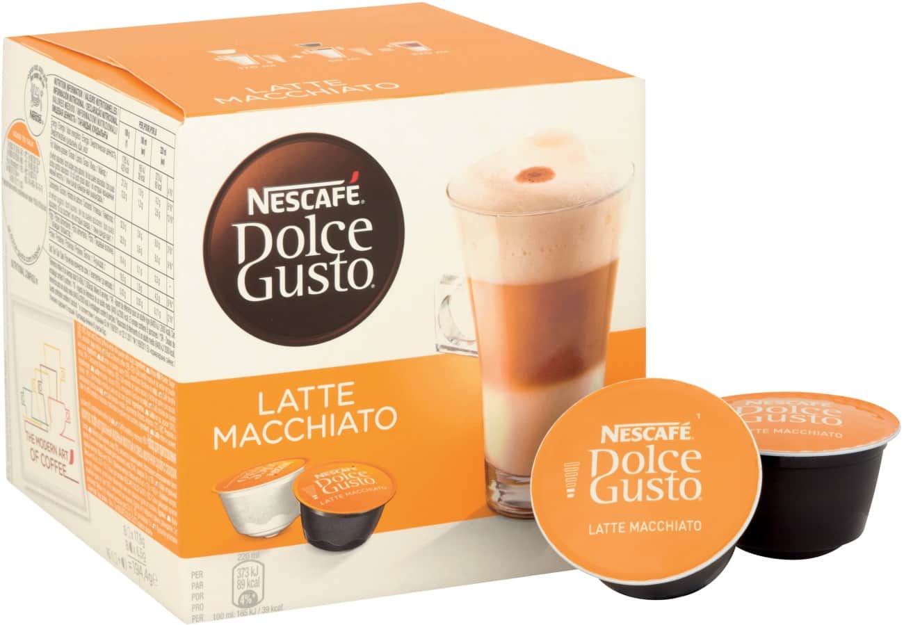 Capsules de café Dolce Gusto Latte Macchiato NESCAFÉ Dolce Gusto 16 Unités