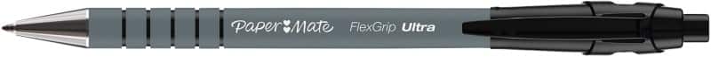 Stylo-bille Papermate Flexgrip Ultra Rétractable Noir 1 mm Moyen Bille