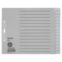 Intercalaires Vierge Leitz Recycled A4+ Gris Gris 15 intercalaires Carton 3 Perforations 12240085