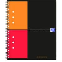 Cahier Oxford International A5 Assortiment Couverture PP Quadrillé 80 feuilles