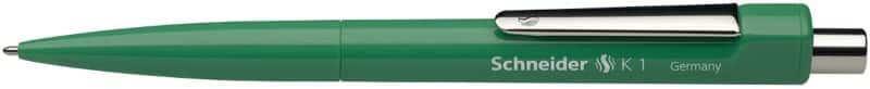 Stylo à bille Schneider K1 Rétractable Vert 0,5 mm Moyen Bille Rechargeable