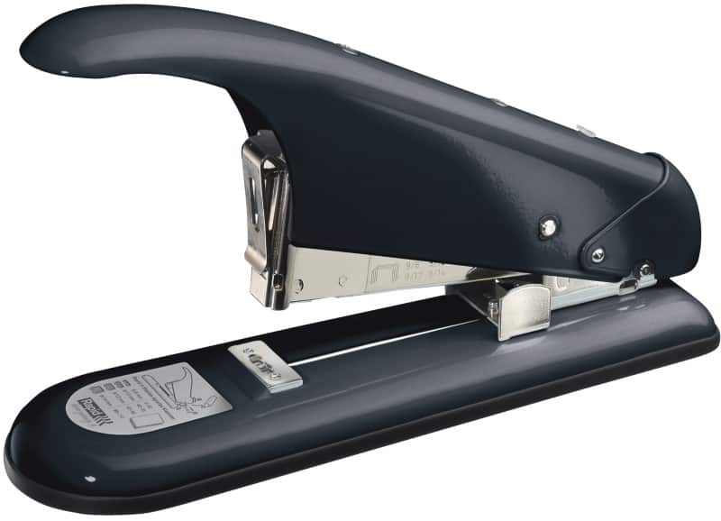 Agrafeuse Rapid Retro Classic HD9 Demi bande 110 Feuilles Noir 9/8-10 Métal