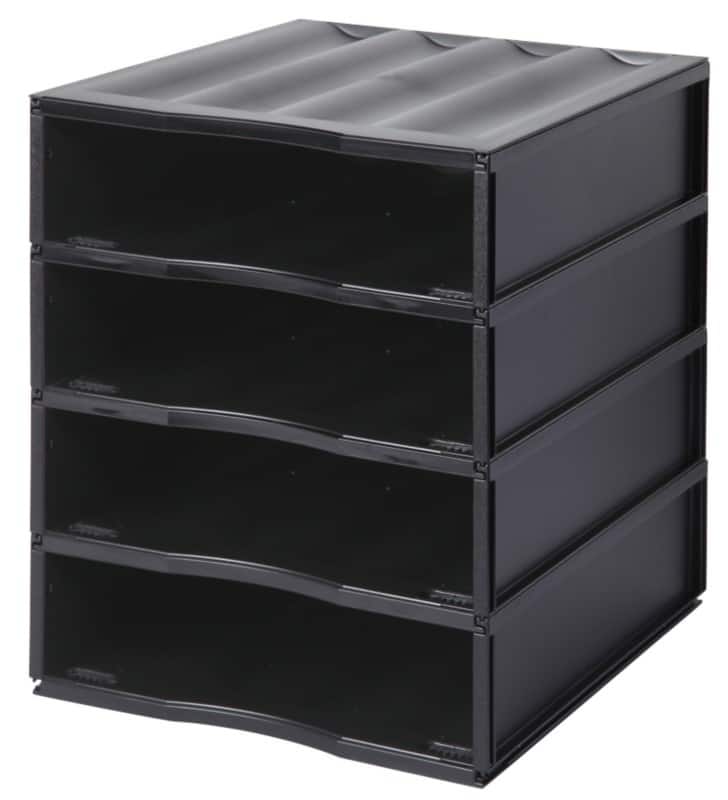 Module de classement Paperflow PS (Polystyrène) Noir 26,8 x 32,3 x 8,7 cm