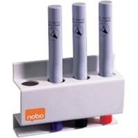 Porte-stylo Nobo Magnétique 12 x 8 cm Blanc