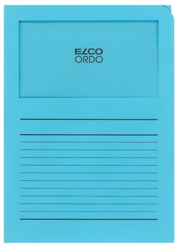 Elco Ordo Classico Dossier A4 Bleu clair Papier 120 g/m² 100 Unités