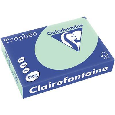 Papier couleur Clairefontaine Trophée A4 160 g/m² Vert 250 Feuilles