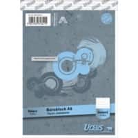 Bloc-notes Ursus Gris A6 Reliure supérieure Couverture en papier Ligné 50 feuilles