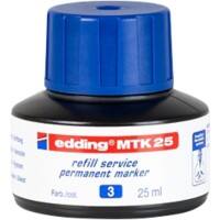 Recharge d'encre edding Bleu MTK25