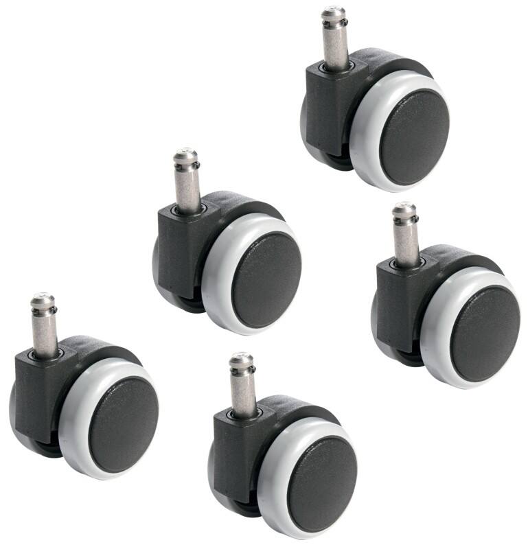 Roulettes TOPSTAR 6990-3 Gris, noir 5 Unités