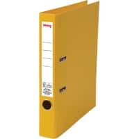 Classeur à levier Viking A4 Portrait 5,0 cm 2 anneaux Carton, PP (Polypropylène) Jaune